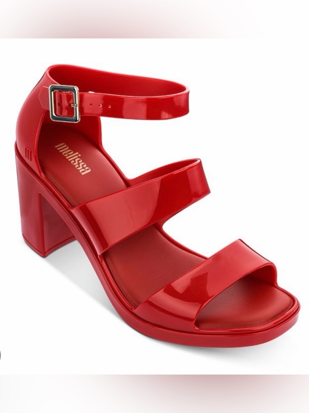 Melissa Women's Model Block Heel Sandals In Light Red